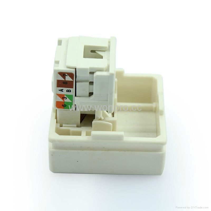 Cat6 8-pin network socket RJ45(TE4NT6S-W) 5