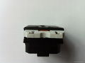 Universal receptacle module with safety shutter in black Orange shutter(R4S-BK) 4