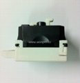 Universal receptacle module with safety shutter 10A250V(R4S-W) 3