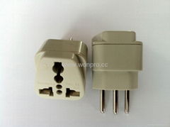 New Brazil Plug Adapter grounded Inlay(WA-11AN-W