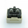 IEC Male socket 2P+E C14 (R320-W) 2