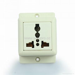 Convex Type 1 gang   Universal Socket (WF-7.R4-W)