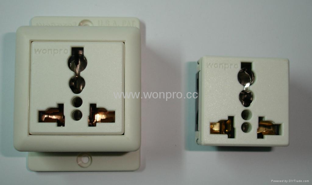 外露式一位多用途插座鎖線式(WF-7.R4T-W 16A) 4