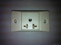 Buried type1 gang universal sockets for Taiwan Japan,USA Plugs only(WF-9.1RT-W )