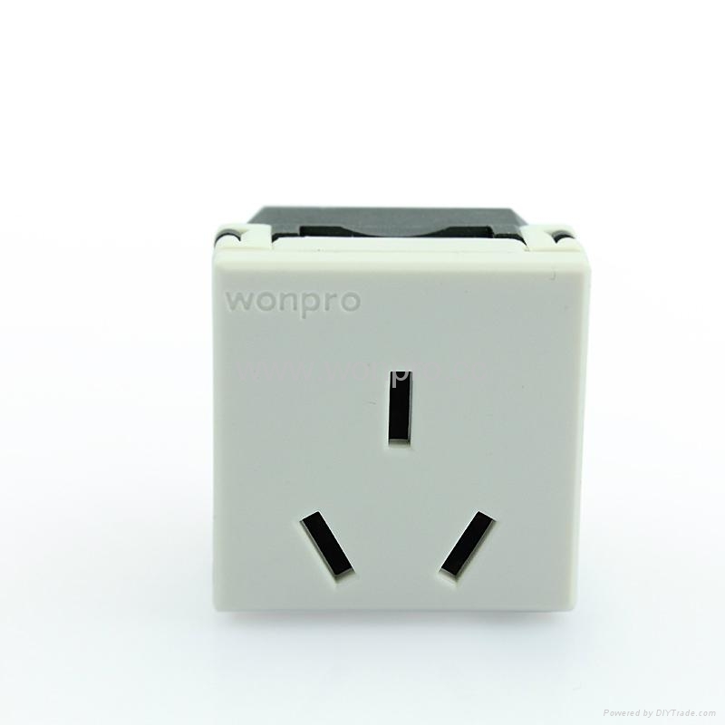 埋入式工业用万用插座国标三极插座(WF-9II.R4.R16-W) 5