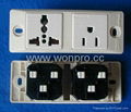 Buried type Industrial universal socket UK socket(WF-9II.R4.R7-W) 4