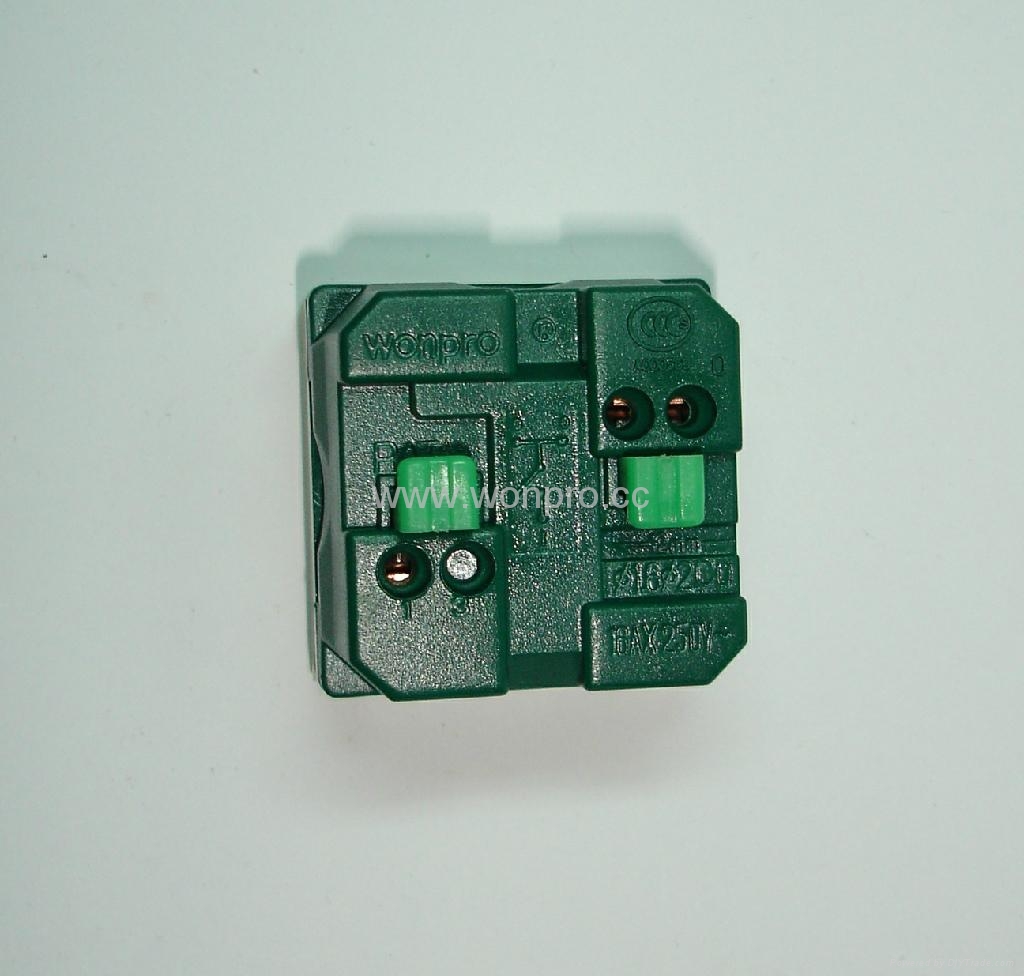 英卡入式工业用一位单控开关(BSF-S1C-W) 4