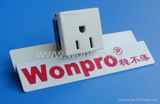 Inlay Way 1 gang Industrial USA Socket w/screw 2P+E(BSF-R5AT-W 16/20A) 3