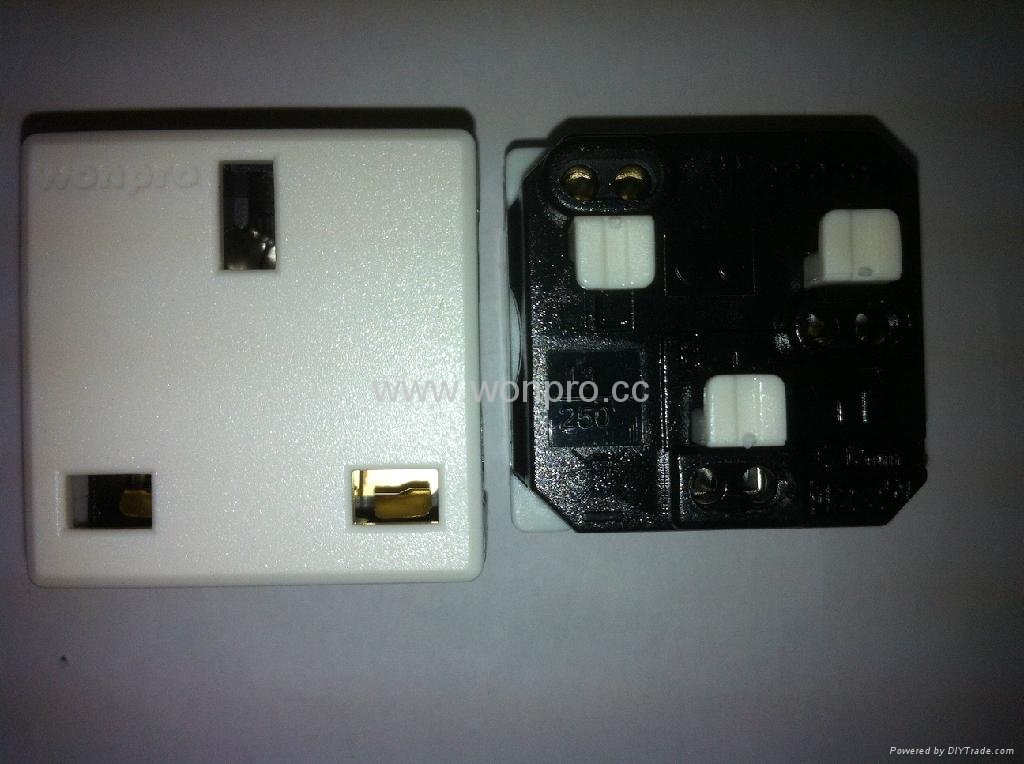 BS socket-outlets in white 2P+E(R7-W) 5