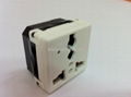 Universal receptacle module w/power indicater 2P+E(R4V-W) 4