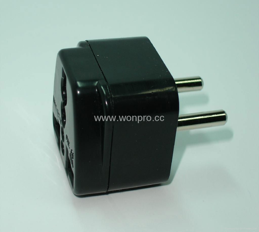 Russia Plug Adapter (Ungrounded)(WA-9B-BK) 4