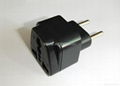 EU (European Union) Plug Adapter (Ungrounded, Inlay)(WA-9C-BK)