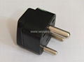 India Plug Adapter (Grounded)(WA-10-BK)