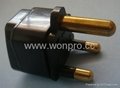 South Africa Plug Adapter (Grounded)(WA-10L-BK) 3