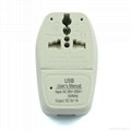 USA，Japan Travel Adapter with USB