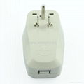 USA，Japan Travel Adapter with USB charger(WASDBUvs-5-W)