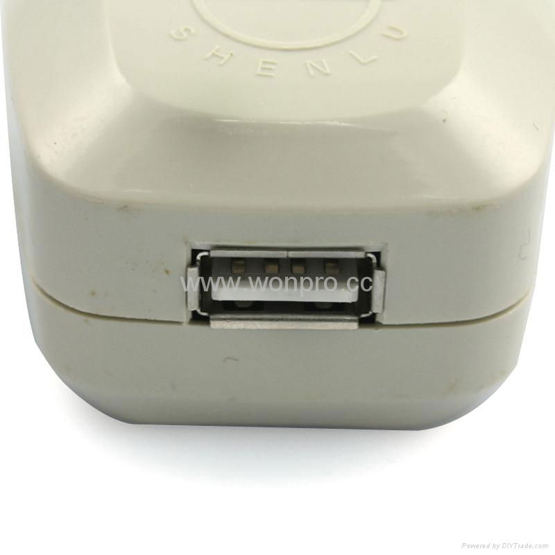 USA，Japan Travel Adapter with USB charger(WASDBUvs-5-W) 3