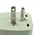 USA，Japan Travel Adapter with USB charger(WASDBUvs-5-W) 5