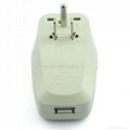 USA，Japan Travel Adapter with USB charger(WASGFDBUvs-5-W) 2