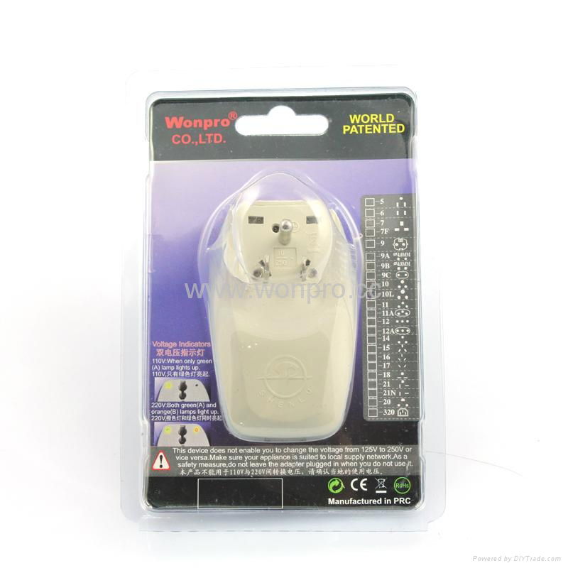 USA，Japan Travel Adapter with USB charger(WASGFDBU-5-W) 2