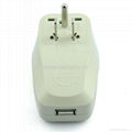 USA，Japan Travel Adapter with USB charger(WASGFDBU-5-W) 3