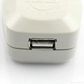 UK, Iraq Grounded Universal Travel Adapter with USB charger(WASDBUvs-7-W) 