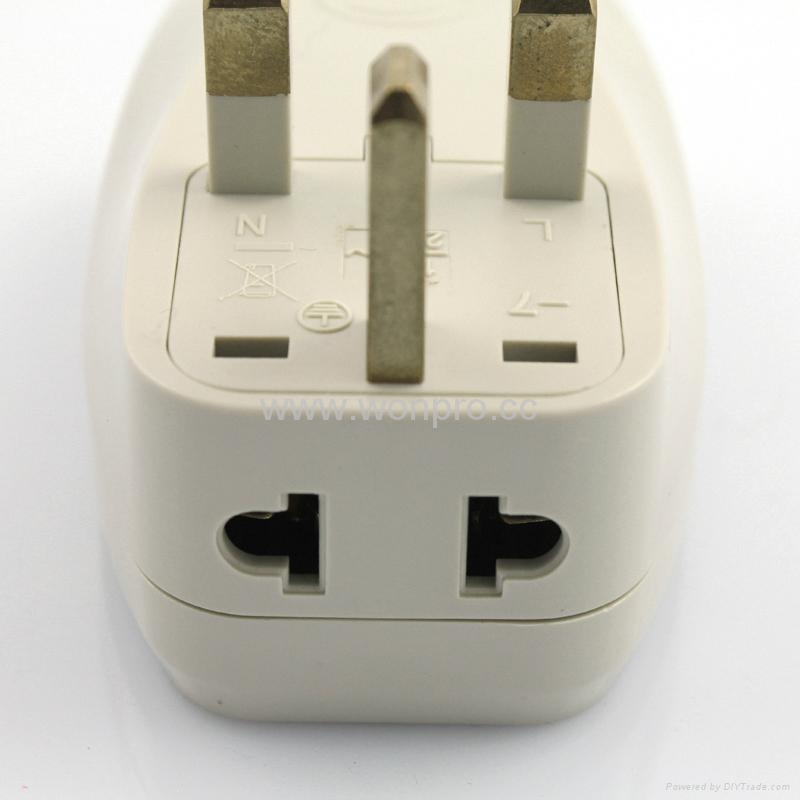 英式旅遊轉換器帶USB充電(WASDBUvs-7-W) 3
