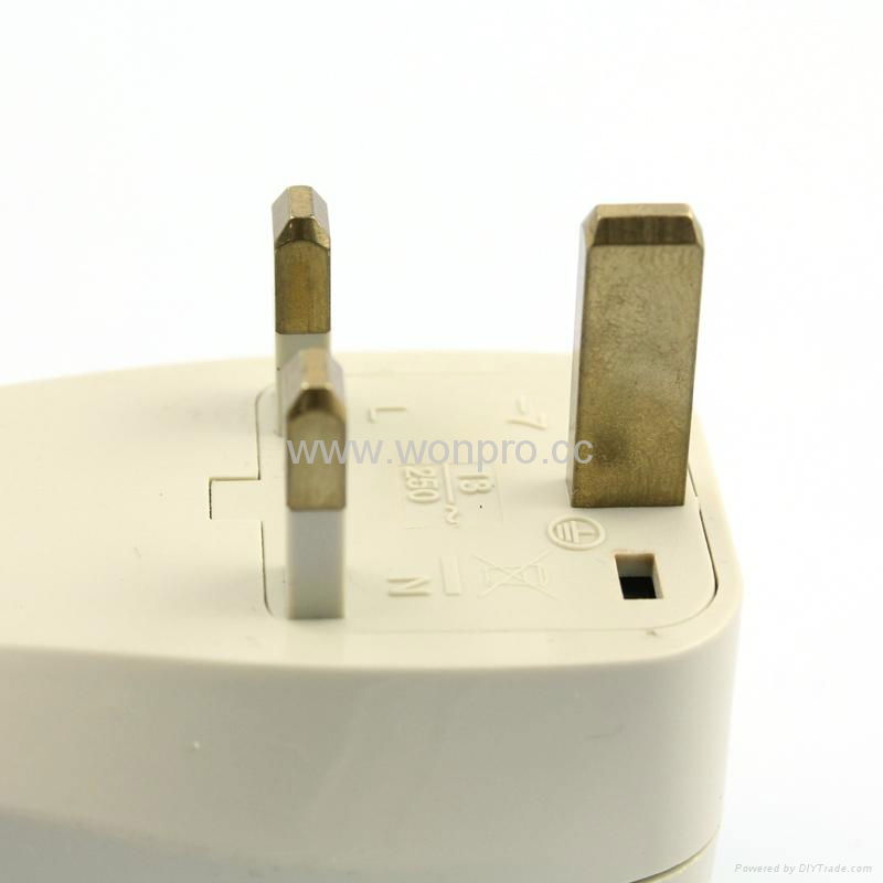 英式旅遊轉換器帶USB充電(WASDBUvs-7-W) 5