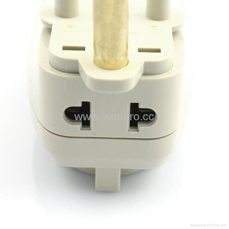 South Africa Travel Adapter with USB charger(WASGFDBUvs-10L-W) 3