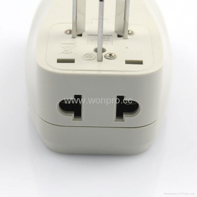  China, Australia Universal Travel Adapter with USB charger(WASDBUvs-16-W)  3