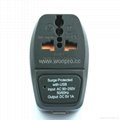 大南非式旅游转换器带USB充电(WASDBU-10L-BK)