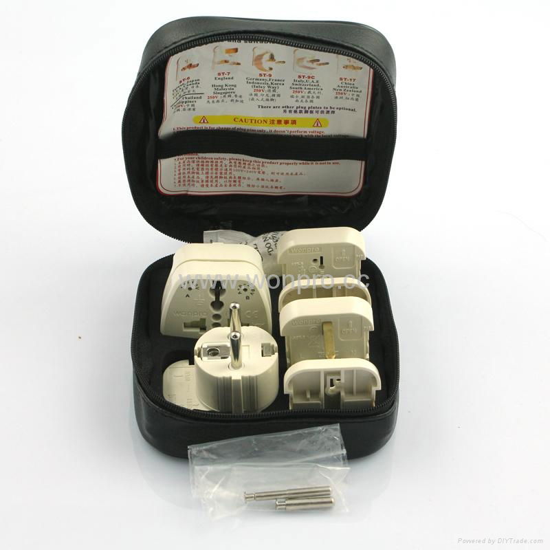 All in One Travel Adapter Kit 5 sets(OAST-SDvs)