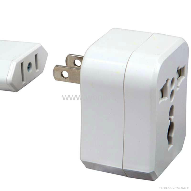 All in One Travel Plug Adapter kit 3 sets(WUA-004-PP) 3