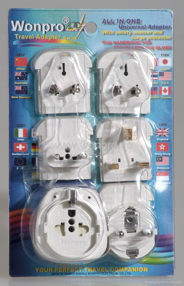 Euro type Universal Travel Adapter Kit(OASTGF-P5vs)