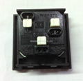 Inlay Way 1 gang Industrial BS UK Socket 2P+E(BSF-R7-BK 13A) 2