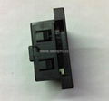 Inlay Way 1 gang Industrial BS UK Socket 2P+E(BSF-R7-BK 13A) 3