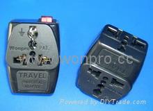 Universal dual travel adapter w/switch（WSAII Series) 2