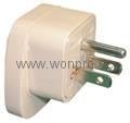 European type safety adapter w/dual voltage indicator & surge(WASGFvs Series)