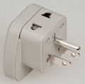 European Univeral Travel Adapter w/ 2-pin  Socket(WASGFDB seriesi) 