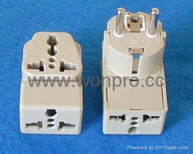 Wonpro universal twin travel adapter (socket plug )(WAII series) 5
