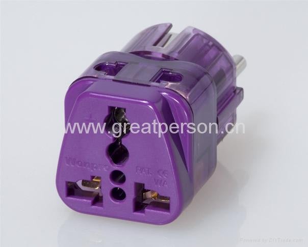Wonpro universal travel adapter color series(socket plug) 3