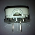 US Standard 2 pole Ungoounded Rewiring Plug 15A125V in White(WSP-6-1W)