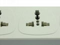 6 gang universal outlet power strip with IEC C14 port