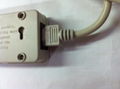 6 gang universal outlet power strip with IEC C14 port