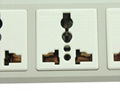 5 gang Universal Receptacle with general-switch Extension Adapter 