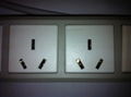 5 gang GB socket  extension with Switch 7