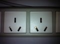 5 gang GB socket  extension with Switch