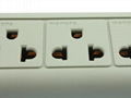 Universal 5 gang 3-pole socket extension power strip(WE5BR4-IU105)