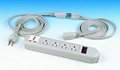 5 gang USA type  outlet extension power strip（WE5R4-IU105） 