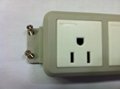 3 gang US socket  extension with indicator 10